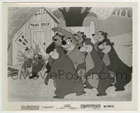 3m513 IN THE BAG 8x10 still 1956 Jack Hannah & Disney, park ranger wants bears to pick up litter!