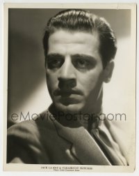 3m532 JACK LA RUE 8x10.25 still 1930s great moody head & shoulders portrait with shadows!