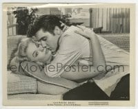 3m534 JAILHOUSE ROCK 8x10.25 still R1960 close up of Elvis Presley kissing sexy Jennifer Holden!
