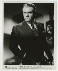3m536 JAMES CAGNEY 8x10.25 still 1950s great waist-high portrait in suit & tie with hand in pocket!