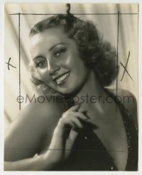 3m550 JOAN BLONDELL 7.5x9.25 still 1930s super sexy smiling portrait showing cleavage by Fryer!