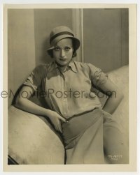 3m552 JOAN CRAWFORD 8x10.25 still 1930s the beautiful MGM star seated in a seductive pose!