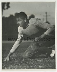 3m048 JOHN WAYNE 7.75x9.75 photo 1930s super young semi-profile in his 1925 USC football uniform!