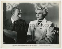 3m582 LADY FROM SHANGHAI 8x10.25 still 1947 Everett Sloane stares at sexy blonde Rita Hayworth!