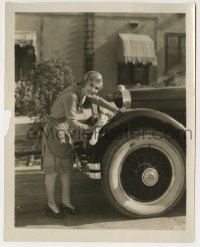 3m588 LAURA LA PLANTE 8x10.25 still 1920s washing her brand new car that was just delivered!