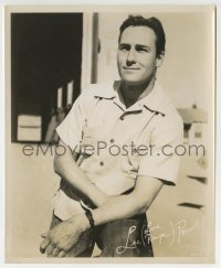 3m593 LEE POWELL 8.25x10 still 1930s the screen's first Lone Ranger, with facsimile signature!