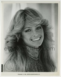 3m618 LOGAN'S RUN 8x10.25 still 1976 best head & shoulders portrait of sexy Farrah Fawcett!