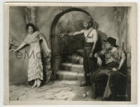 3m631 LOVE MART 7.75x10.25 still 1927 sexy Billie Dove cowers away from two scowling pirates!