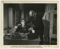 3m633 MAD GHOUL 8.25x10 still 1943 Universal horror, masked George Zucco stands over David Bruce!