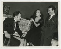 3m646 MANNEQUIN candid 8.25x10 still 1938 Joan Crawford with director Borzage & designer Adrian!