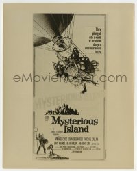 3m700 MYSTERIOUS ISLAND 8x10.25 still 1961 Ray Harryhausen, Jules Verne, great art for the 3-sheet!