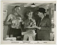 3m709 NIGHT & THE CITY 8x10.25 still 1950 wrestling promoter Richard Widmark, Mike Mazurki with booze!