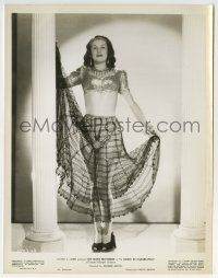 3m711 NIGHT IN CASABLANCA 8x10 still 1946 full-length sexy harem girl Lois Collier w/ sheer skirt!