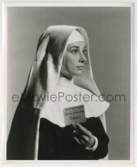 3m727 NUN'S STORY wardrobe test 8.25x10 still 1959 Audrey Hepburn w/headdress as novice Sister Luke!