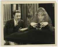 3m741 ONE NIGHT IN ROME 8x10 still 1924 Warner Oland watches Laurette Taylor with crystal ball!