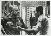 3m750 OUTLAND candid 6.5x9.5 still 1981 Sean Connery goes over a scene with director Peter Hyams!