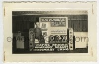 3m029 RETURN OF DOCTOR X 3.5x5.25 photo 1939 Wayne Morris billed over Humphrey Bogart, display!