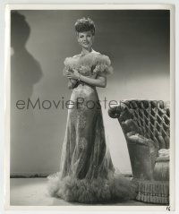 3m694 MY GAL SAL 8.25x10 still 1942 full-length Rita Hayworth in pretty ruffled dress!