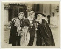 3m825 ROMEO & JULIET 8x10.25 still 1936 John Barrymore listens to Leslie Howard & Edna May Oliver!