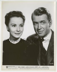 3m831 ROPE candid 8x10.25 still 1948 James Stewart & Joan Chandler out of character, Hitchcock!