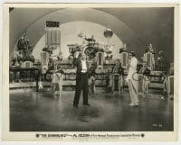 3m868 SINGING KID 8x10.25 still 1936 great image of Al Jolson & Cab Calloway performing with band!