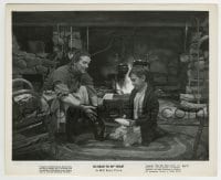 3m872 SO DEAR TO MY HEART 8.25x10 still 1949 Beulah Bondi & Bobby Driscoll by fireplace, Disney!