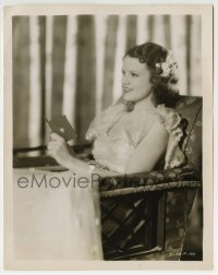 3m873 SOMETHING TO SING ABOUT 8x10.25 still 1937 great seated close up of pretty Evelyn Daw!