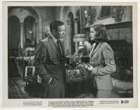 3m889 SUNSET BOULEVARD 8x10.25 still 1950 c/u of William Holden & pretty Nancy Olson, Billy Wilder