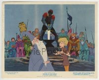 3m113 SWORD IN THE STONE color 8x10 still 1964 Disney cartoon of King Arthur & Merlin the Wizard!