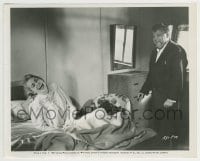 3m931 TOUCH OF EVIL candid 8x10 still 1958 Janet Leigh laughing at Orson Welles' joke while filming!