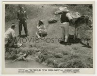 3m933 TREASURE OF THE SIERRA MADRE 8x10.25 still 1948 Bedoya & banditos confront Humphrey Bogart!