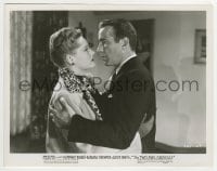 3m940 TWO MRS. CARROLLS 8x10.25 still 1947 close up of Humphrey Bogart embracing Alexis Smith!