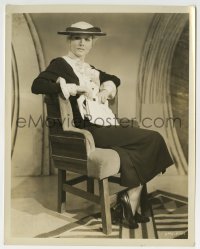 3m951 IRENE MANNING 8x10 still 1930s the pretty blonde actress sitting in a chair!
