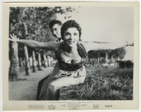 3m970 WAYWARD WIFE 8x10.25 still 1954 c/u of sexy Gina Lollobrigida with her arms outstretched!