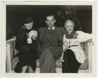 3m963 W.S. VAN DYKE 8x10 still 1934 the director w/fashionistas Peggy Hamilton & Natalie Moorhead!