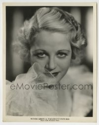 3m995 WYNNE GIBSON 8x10.25 still 1930s head & shoulders portrait of the pretty Paramount actress!