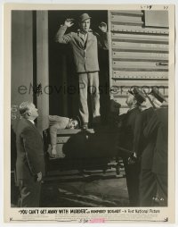 3m997 YOU CAN'T GET AWAY WITH MURDER 8.25x10.25 still 1939 police catch Humphrey Bogart on train!