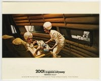 3m063 2001: A SPACE ODYSSEY Cinerama color English FOH LC 1968 hostesses w/ trays on space station!