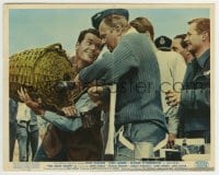 3m088 GREAT ESCAPE color English FOH LC 1963 James Garner pours a drink for Nigel Stock!