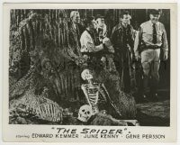 3m880 SPIDER English FOH LC 1958 great image of top cast by skeletons in monster's lair!