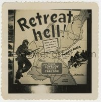 3m028 RETREAT HELL 3.5x3.5 photo 1952 we're just attacking in another direction, theater display!
