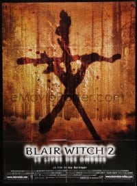 3p622 BLAIR WITCH PROJECT 2 French 1p 2000 Book of Shadows, cool bloody horror image!
