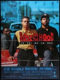3p628 BOYZ N THE HOOD French 1p 1991 Cuba Gooding Jr., Ice Cube, directed by John Singleton!