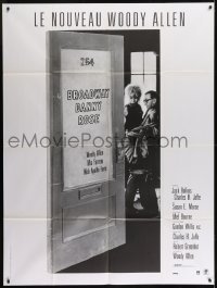 3p633 BROADWAY DANNY ROSE French 1p 1984 different image showing Woody Allen & Mia Farrow!
