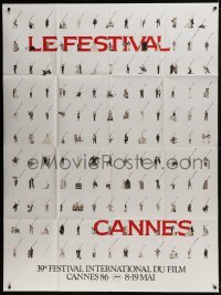 3p639 CANNES FILM FESTIVAL 1986 French 1p 1986 showing 143 images from different movies!