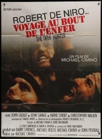 3p680 DEER HUNTER French 1p 1979 directed by Michael Cimino, Robert De Niro, different image!