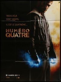 3p746 I AM NUMBER FOUR teaser French 1p 2011 huge close up of Alex Pettyfer with glowing hands!