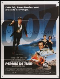 3p782 LICENCE TO KILL French 1p 1989 Timothy Dalton as James Bond 007, he's out for revenge!