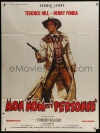 3p814 MY NAME IS NOBODY style A French 1p 1974 Il Mio nome e Nessuno, art of Henry Fonda by Casaro!