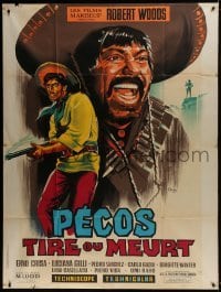 3p837 PECOS CLEANS UP French 1p 1967 cool spaghetti western art by Constantine Belinsky!